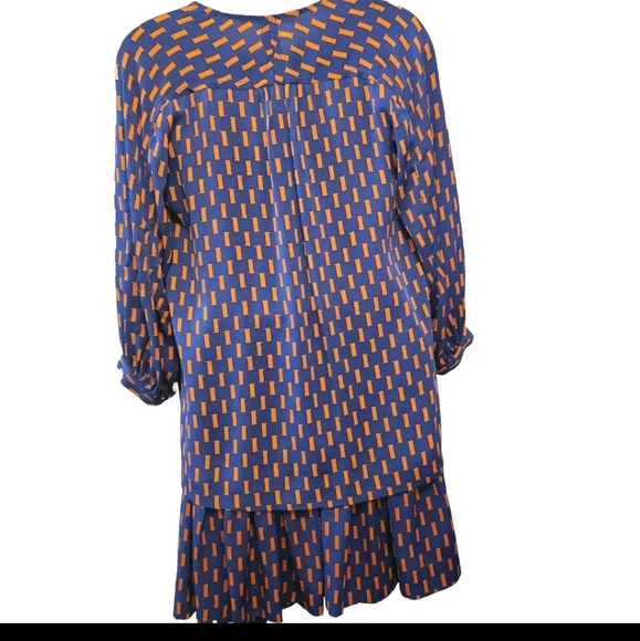 Diane Von Furstenberg set blue and orange - Picture 2 of 4